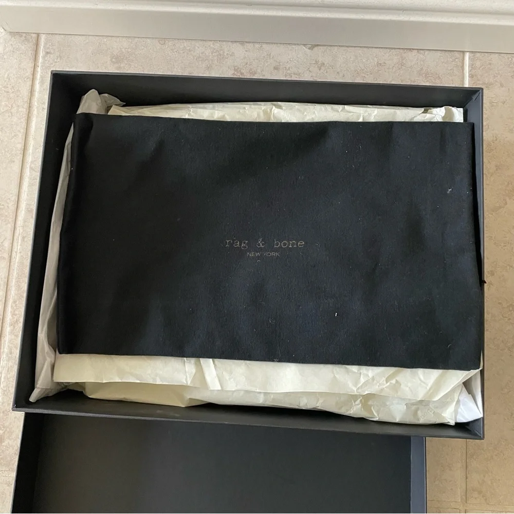 Rag & bone Beha nude suede pointed toe booties boots 7 - Picture 7 of 9